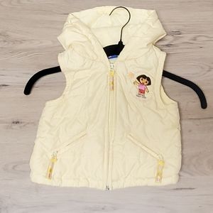 Nick Jr. Dora the Explorer Puffy Yellow Vest